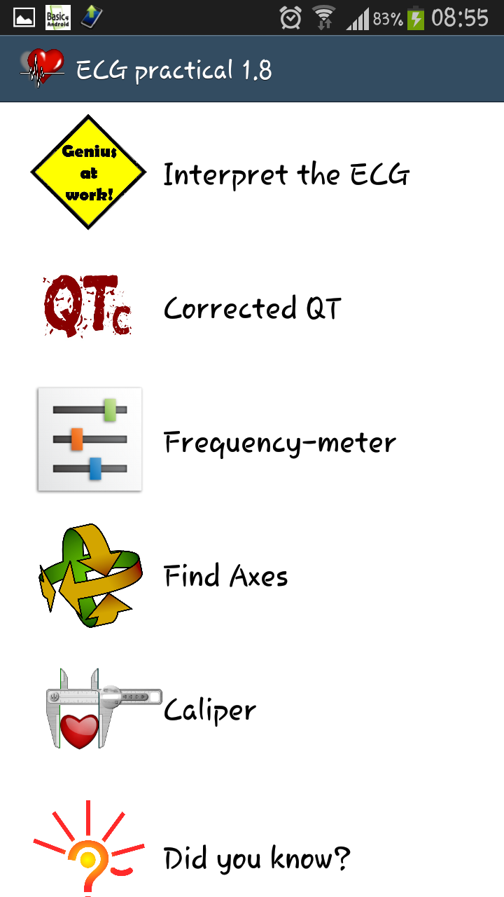 ECG practical Screen 2