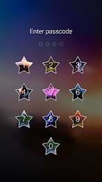 Star Keypad Lock Screen poster 13
