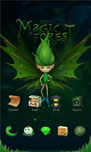 Free Download Magic Forest GO Launcher Theme APK for PC