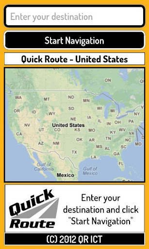 Quick Bike Route USA