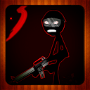 Shooting!! Stickman Sniper ! mobile app icon
