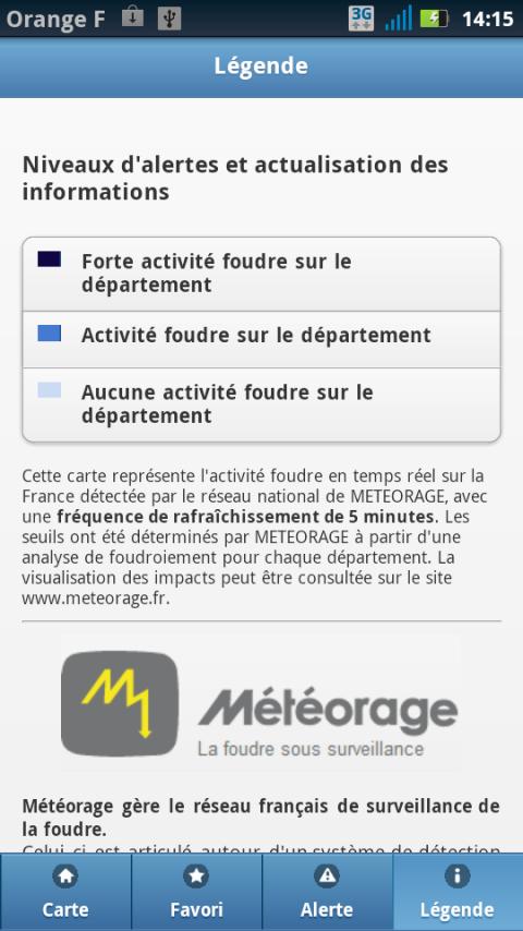 Visiofoudre Screen 2