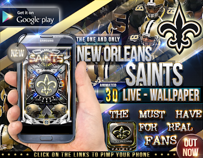 New Orleans Saints 3D Live-WP | FREE