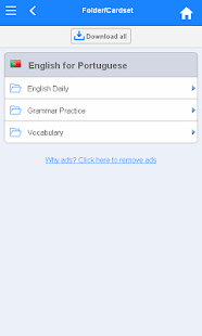 English- Portuguese Flashcards Screenshots 2