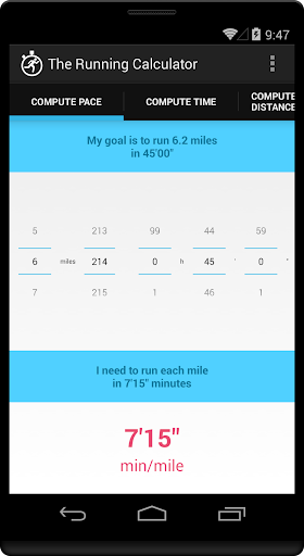 The Running Calculator