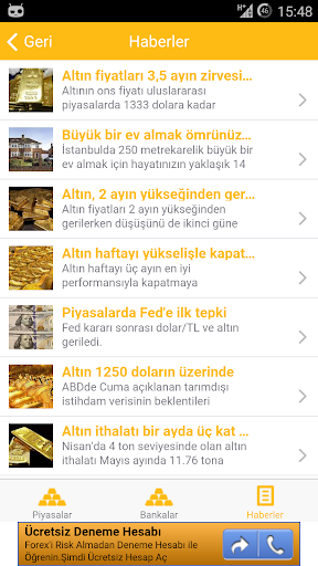 【免費財經App】Altın Fiyatları Piyasası-APP點子