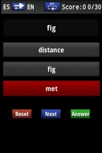 Vocabulary Trainer (ES/EN) Adv Screenshots 1