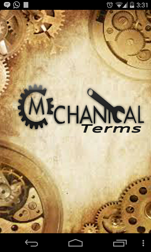 Mechanical Terms