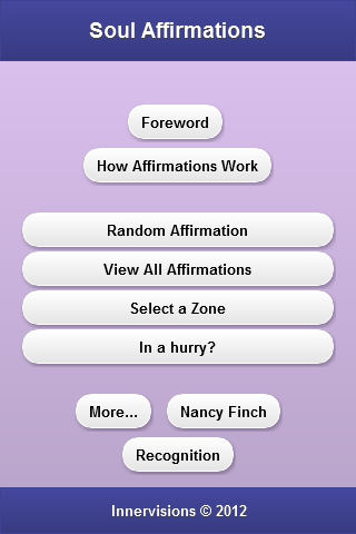 Soul Affirmations Screen 2