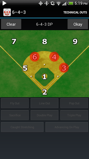 【免費運動App】6-4-3 Baseball Scorecard-APP點子