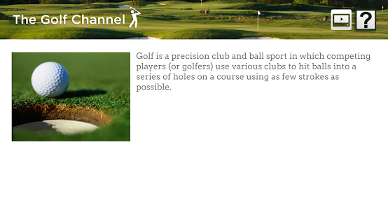 Lastest The Golf Channel - Android TV APK