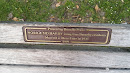 Hardy Memorial Bench Plaque