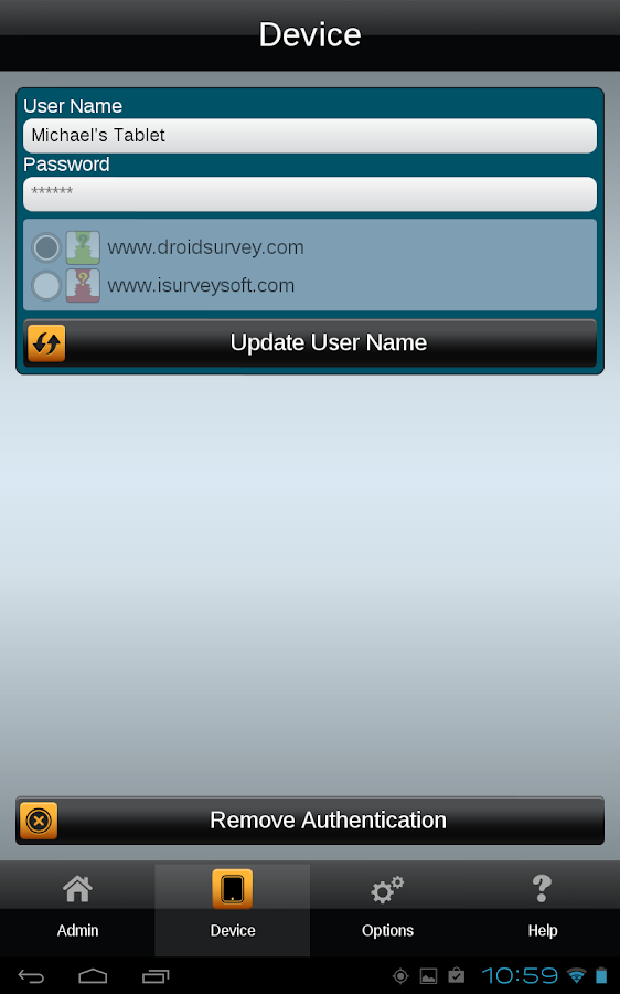    droid Survey Offline Forms- screenshot  