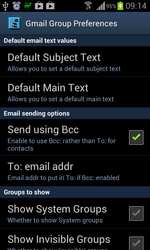 Group Share for Gmail Screen 2
