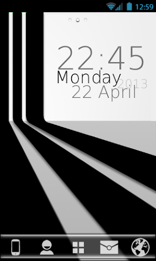 Go Launcher Simple White Theme