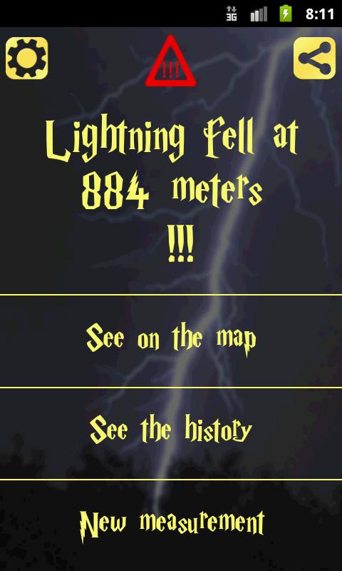 Lightning Locator (Pro) Screen 2