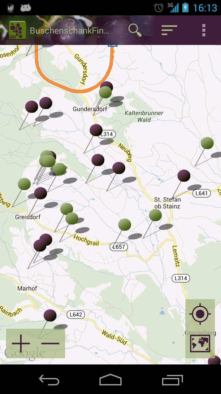 BuschenschankFinder Pro Screen 1