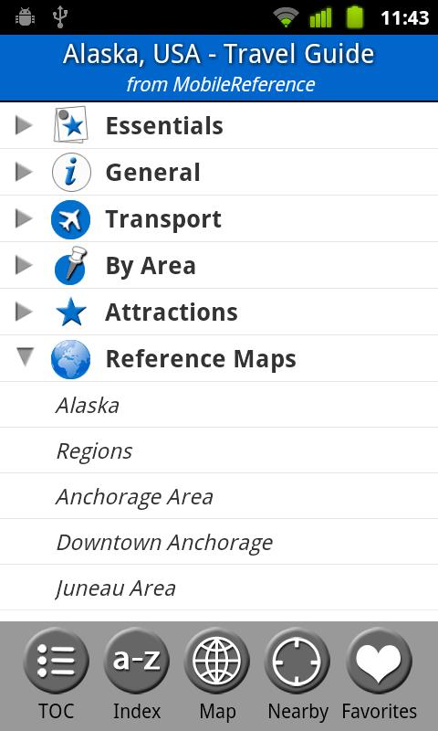Android application Alaska - Travel Guide screenshort