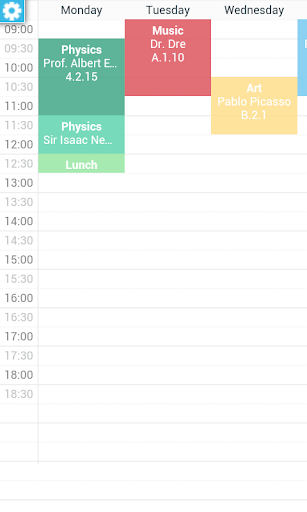 Timetable