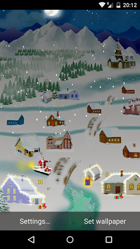 Christmas Night Live Wallpaper