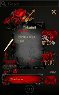 How to install GOSMS/POPUP THEME Goth Hearts patch 1.0 apk for pc