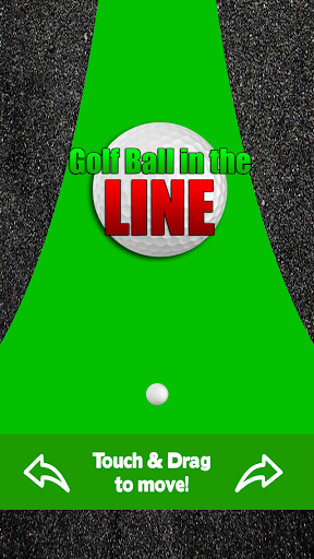 Golf Ball in the Line