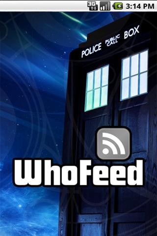 Android application Doctor Who: WhoFeed screenshort