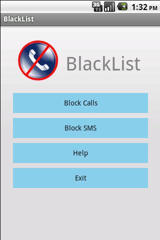 BlackList: calls and sms