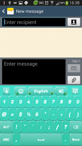 【免費個人化App】薄荷绿键盘-APP點子