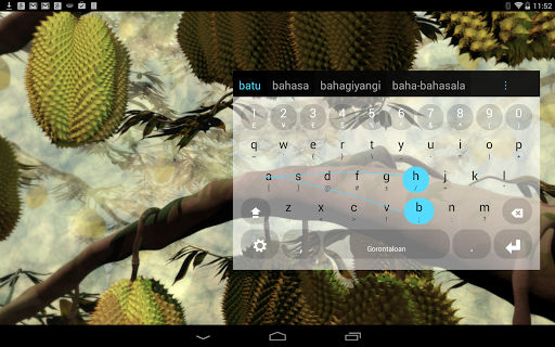 Gorontaloan Keyboard plugin