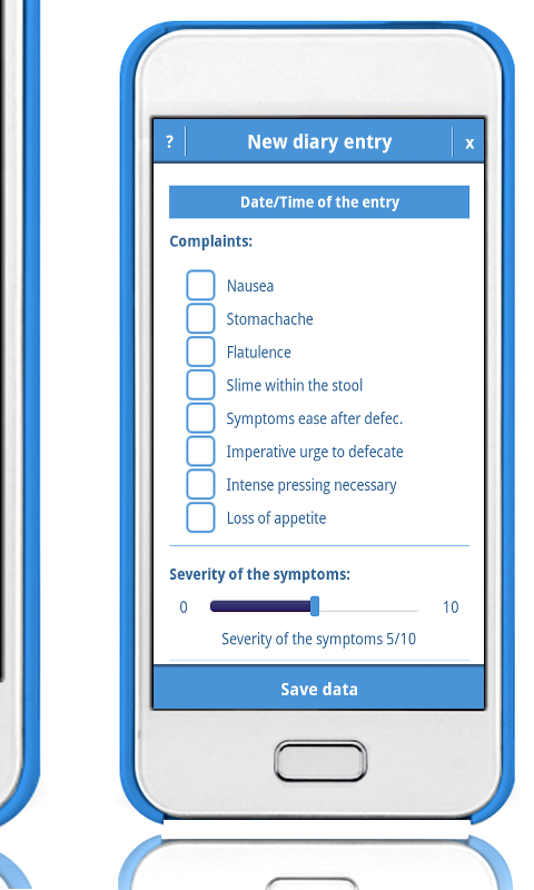 Irritable Colon Manager Screen 3