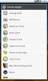 Free Capricorn Zodiac Analog Clock APK for Android