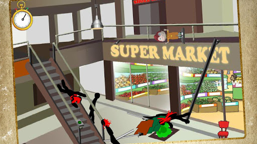 Stickman Death Shopping Mall