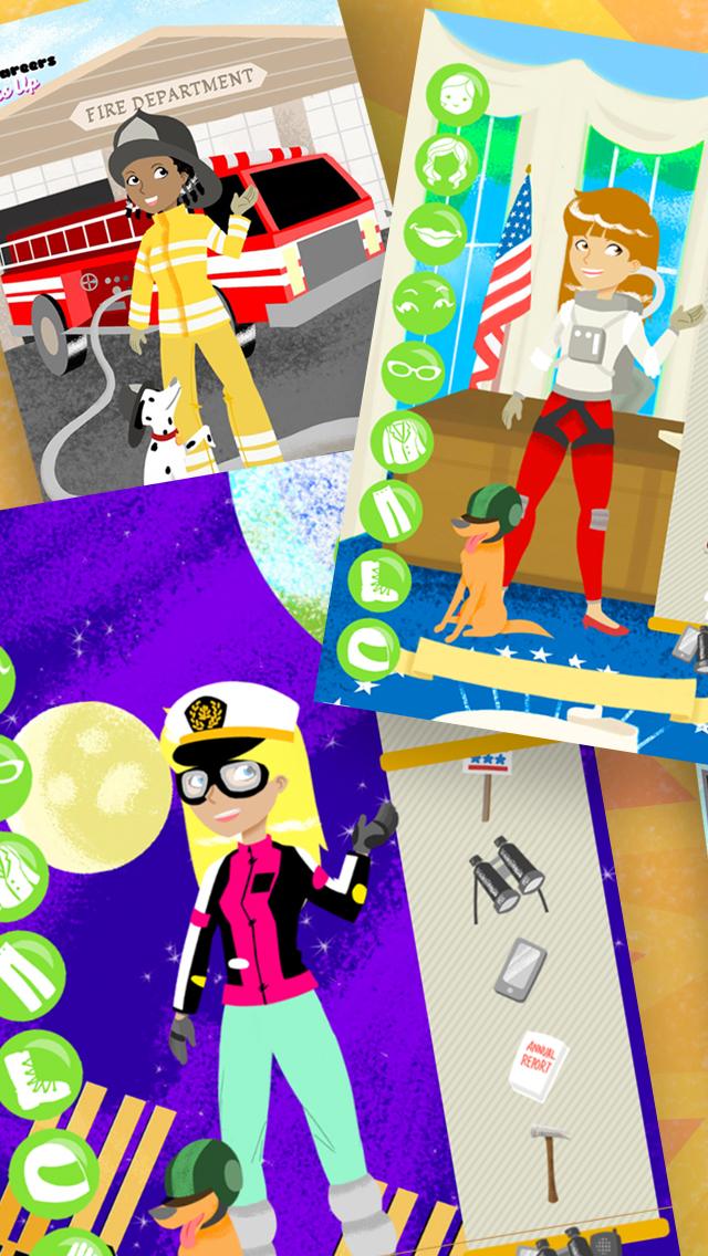 Cool Careers Dress Up 4 Girls Screen 2