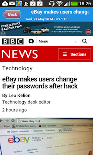 British news reader Screenshots 3