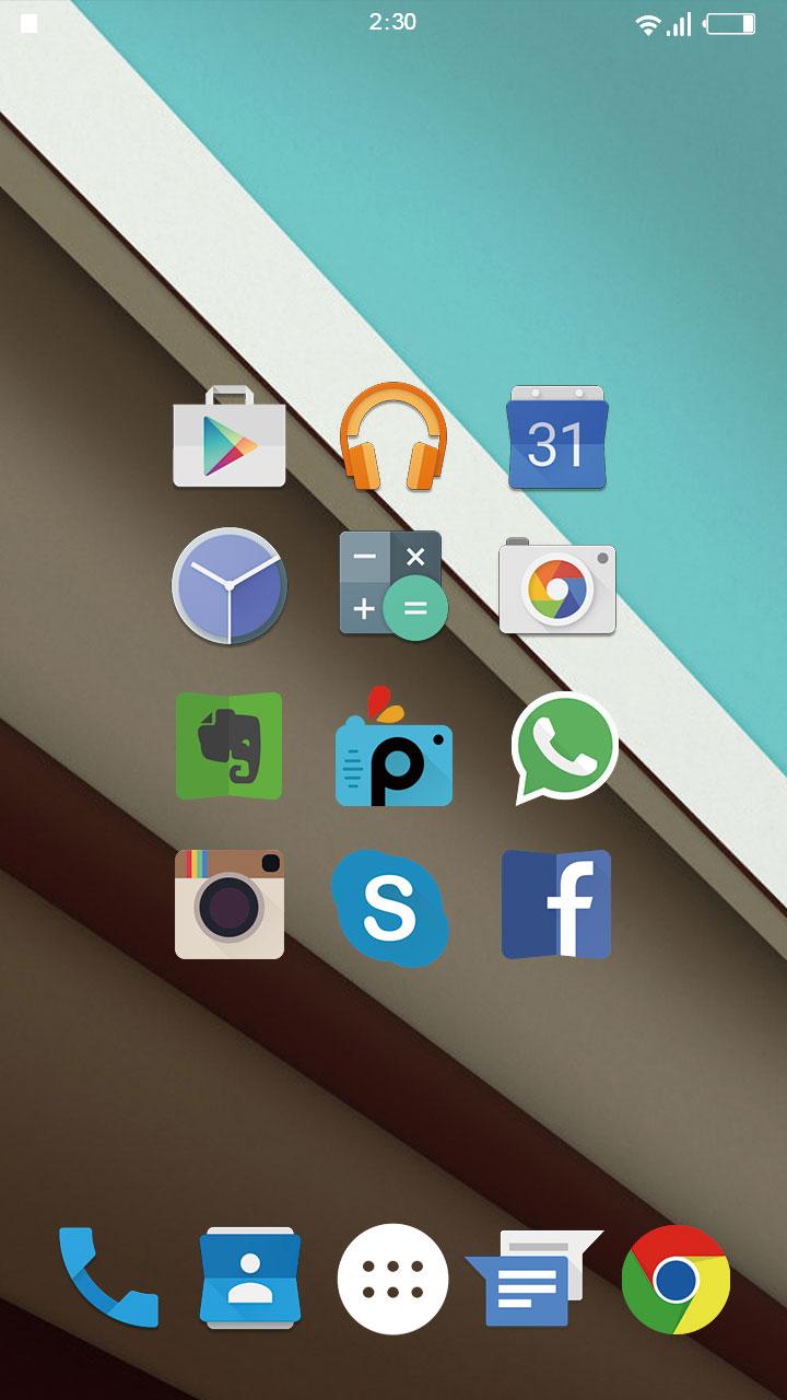 KK Lollipop Theme&amp;Icon Pack,HD Screen 1