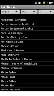 Lastest baby names APK
