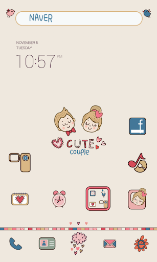 cute dodol launcher theme