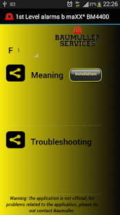 Baumuller alarms BM4400 Screenshots 0