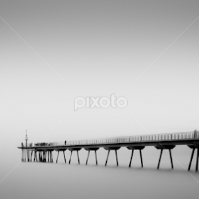 Ghosts by Graham Daly - Black & White Abstract