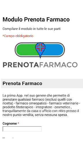 Prenotafarmaco Modulo