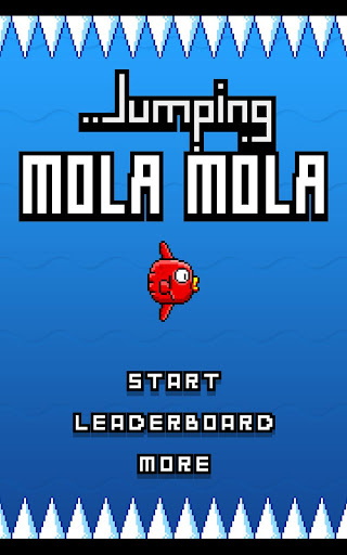 Jumping mola mola