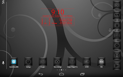 Free InfoBoxWide Zooper Widget APK for PC