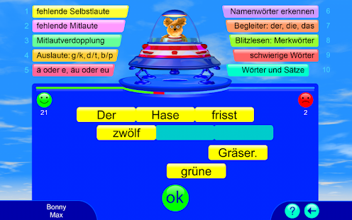  Richtig schreiben – Fragenbär  