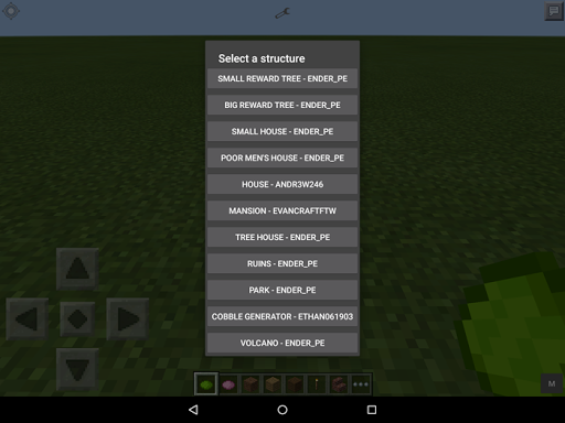 Instant Structure MCPE Mod