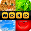 4 Pics 1 Word: What's the Word mobile app icon