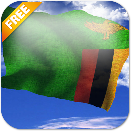 3D Zambia Flag Live Wallpaper 個人化 App LOGO-APP開箱王
