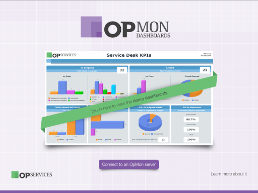 OpMon Dashboard Presenter