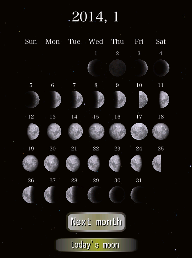 Japan Kanji name of the moon - Android Apps on Google Play