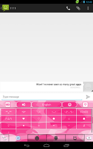 免費下載個人化APP|Pink Hearts Keyboard app開箱文|APP開箱王